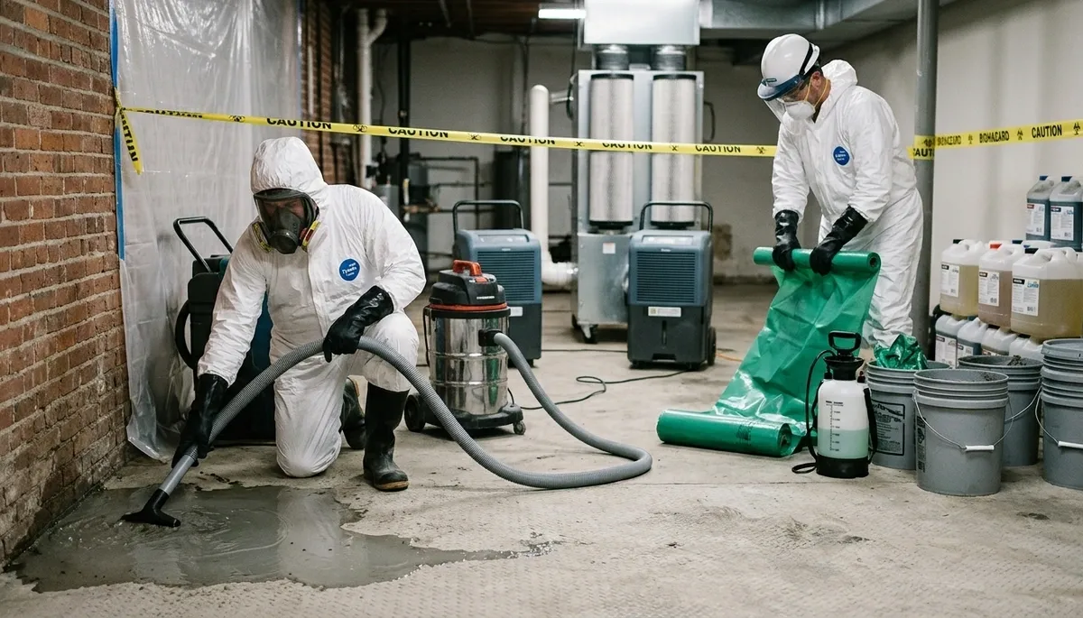 Sewage Cleanup Image 1